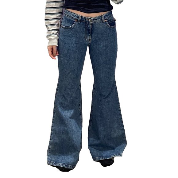 JNCO Jeans Girlie Stuff Maxi Flair Bellbottom - Picture 9 of 10